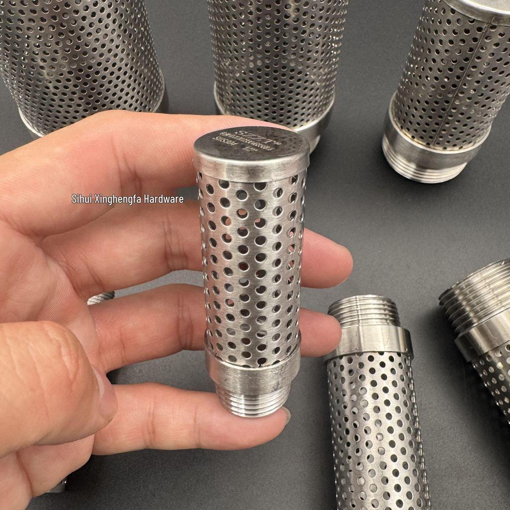 304 Stainless Steel Male Thread Mesh Tube Oil Filter and Separator