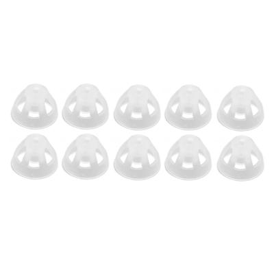 10pcs Ear Hearing Amplifier Domes Transparent Piece Open Domes Soft Silicone Replacement Domes