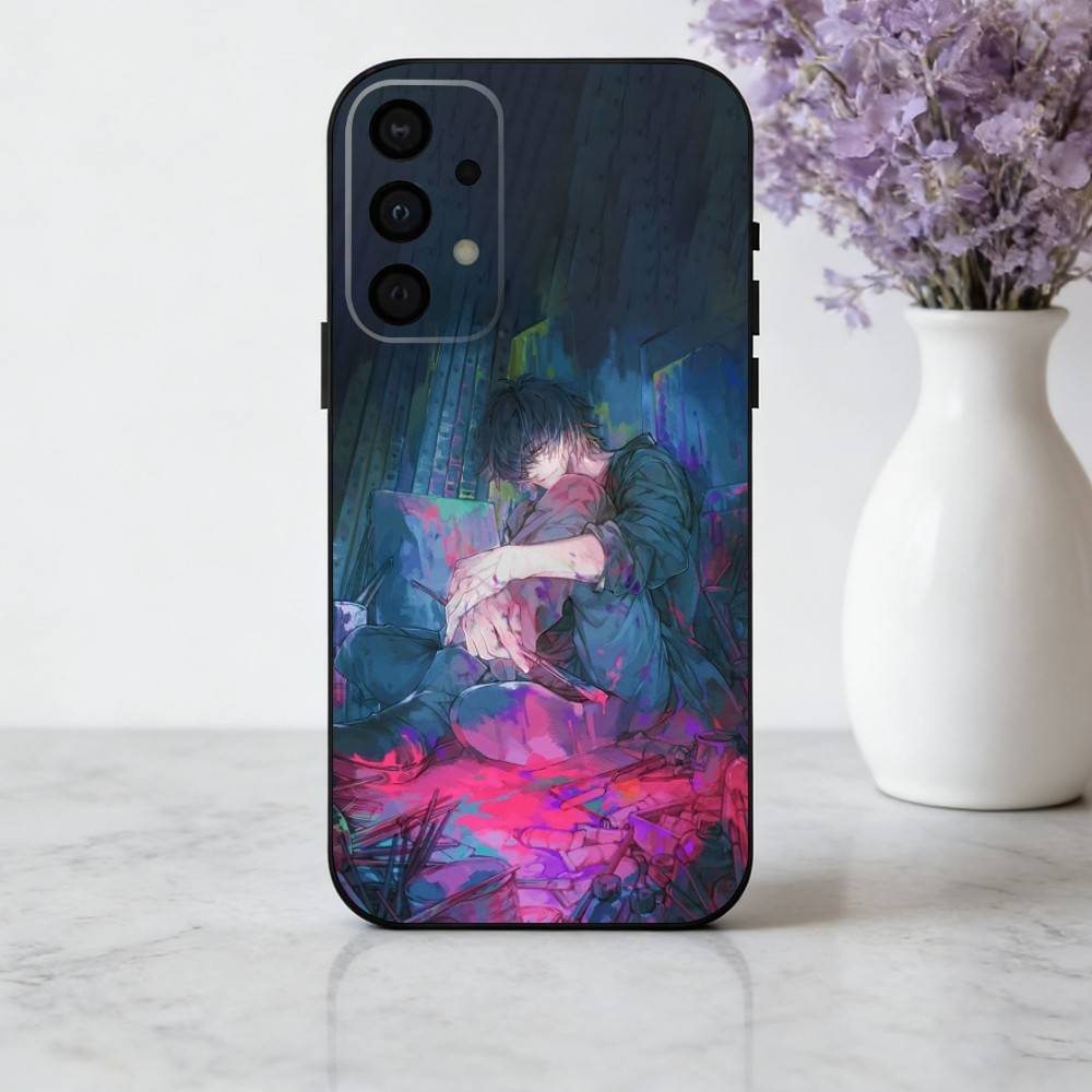 T-Towa-A S-Slow D-Damage-E Phone Case For Samsung Galaxy A73,A72,A71,A70,A53,A52,A51,Soft Silicone Black Cover