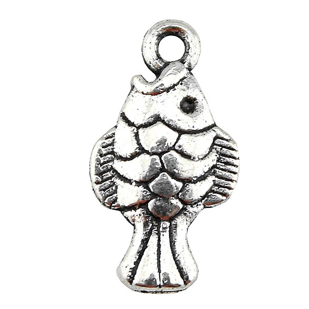 

Подвески-рыбки цвета антикварного серебра 19x10 мм брендовые: WYISYWG 20 предметов искусства и рукоделия для детей