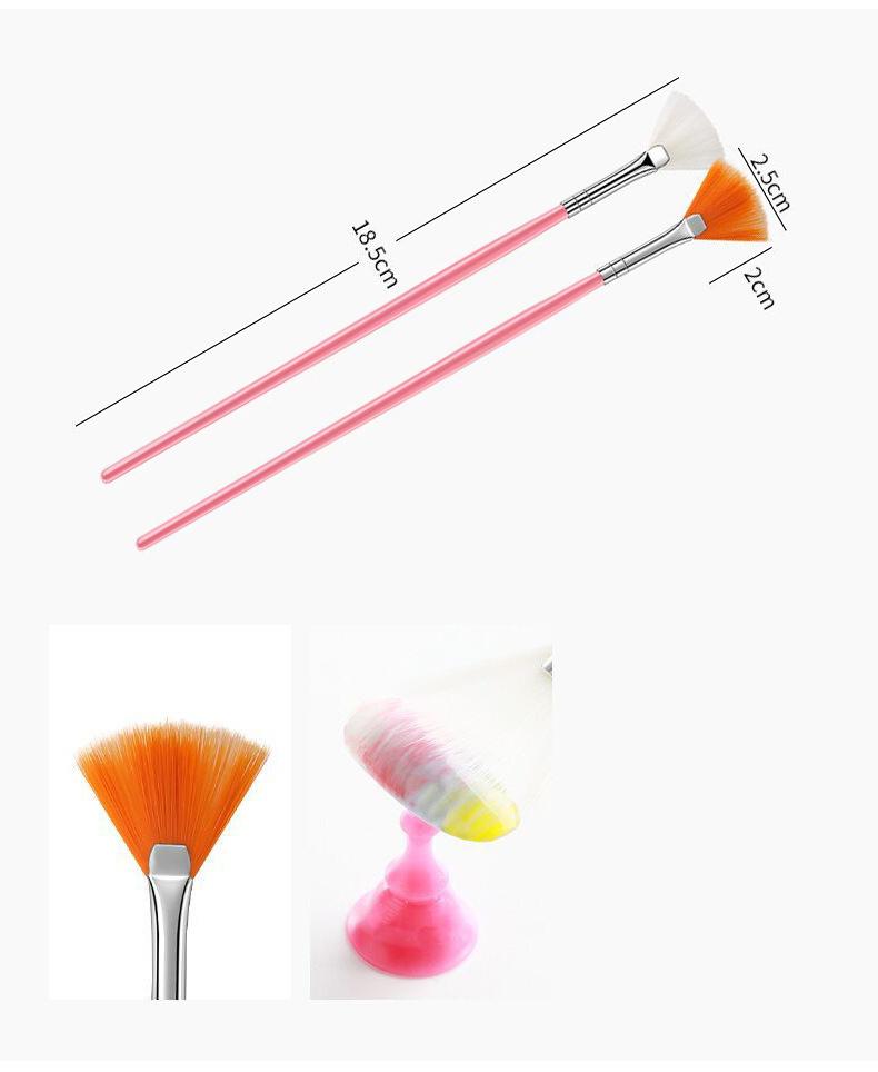 15Pcs Nail Brush Gel Brush For Manicure Acrylic UV Gel Extension Pen Nail Polish Painting Drawing Brush Liner Nail Brush