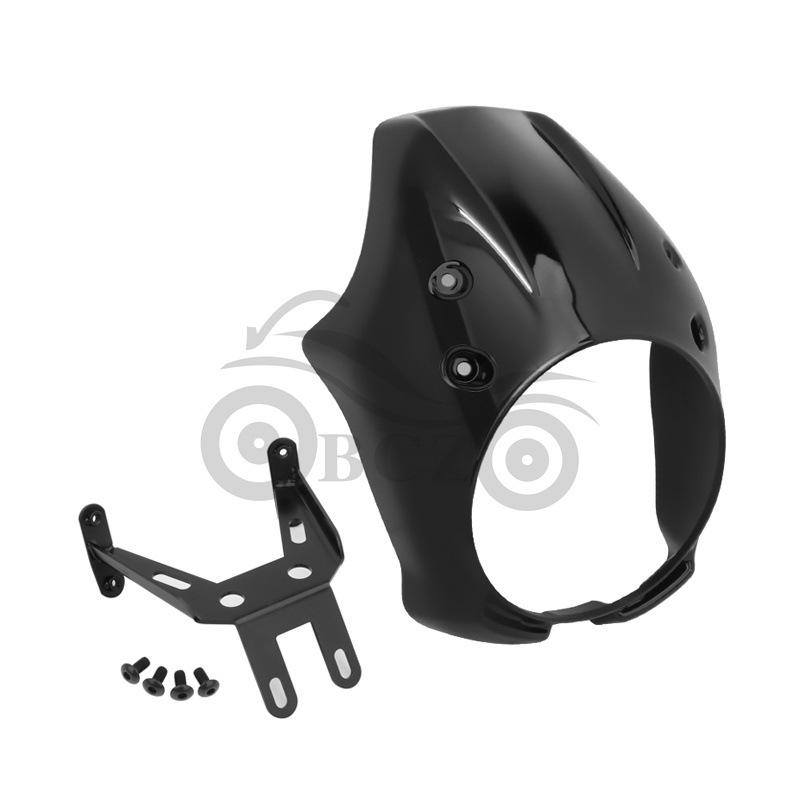 Rebel CMX300/500 Modified Headlight Fairing Cool Black Windshield