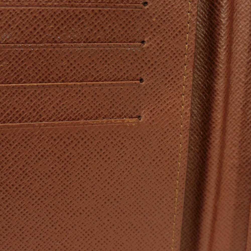 Used 12564 Portefeiulle Braza M66540 7940 New LV Logo Flower Brown Bifold Monogram Armagnac Men's from Japan AUTHENTIC