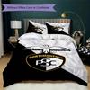 Portimonense SC Pattern Bedding Uilt Set Uilt Cover Pillowcase Home Decoration Birthday Gift (1 * Duvet Cover + 2 * Pillowcase Without Core)