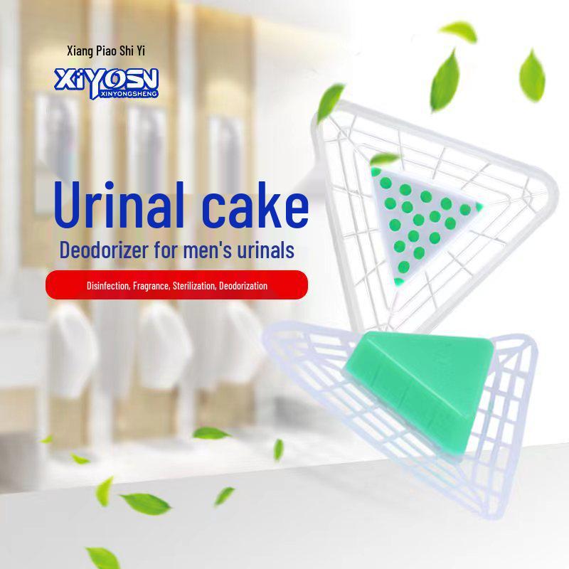 Men’s Urinal Deodorizing Scent Block - Fragrant, Descaling, Cleaning Tablets