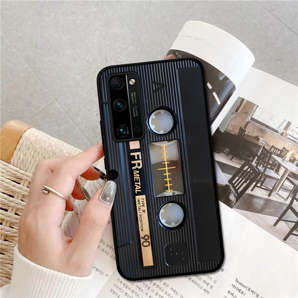 Vintage Cassette Tape Phone Case For Huawei Honor 10 Lite 9 20 7A 9X 30 50 60 70 Pro Plus Soft Silicone Cover
