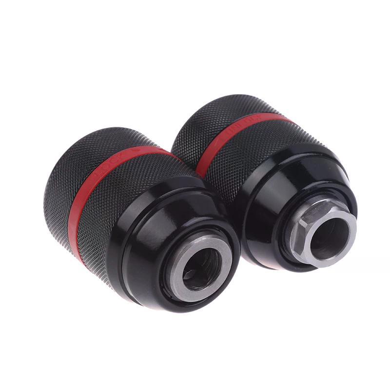 Keyless Metal Ratchet Drill Chuck,Self-Locking Chuck,10mm 13mm,Quick Change Conversion,For Drill Bit Taps Socket&Screwdriver