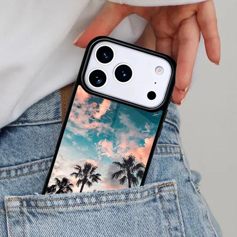 CALIFORNIA PALM TREES Phone Case for iPhone 16e 15 14 13 12 17 Pro Max Plus Air 17pro Cover Coque