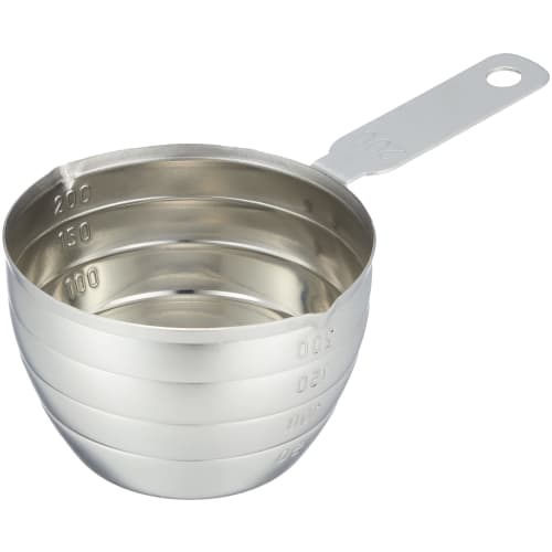 PEARL METAL HAKARI Stainless Steel Measuring Cup, 200ml, CC-1523