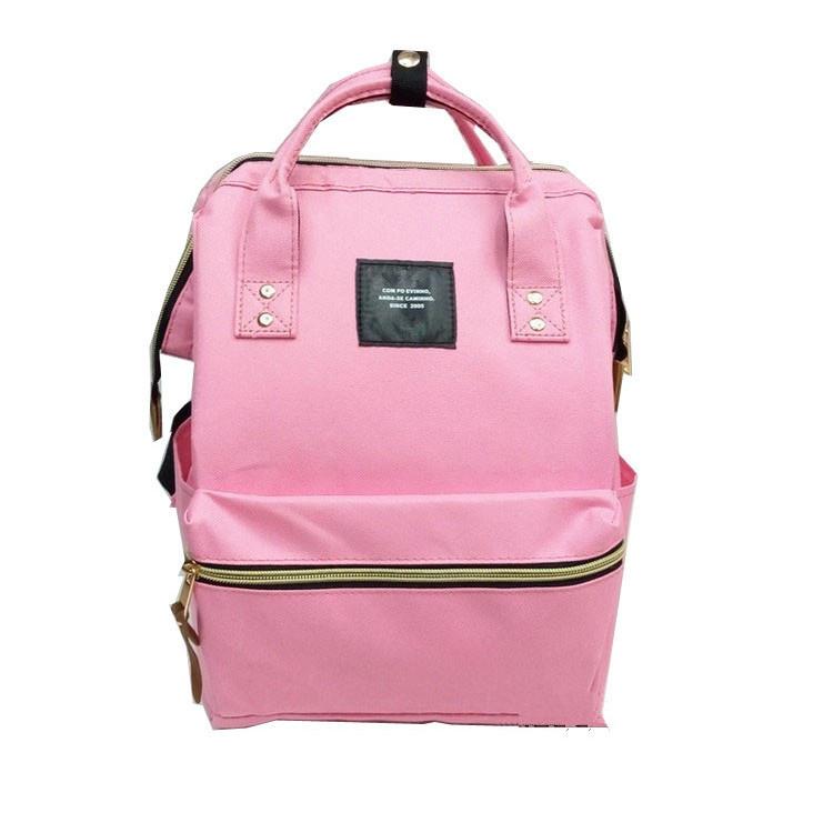 Canvas Fashion Students Backpack Unisex High Quality Waterproof School Bag