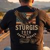 Sturgis 2026 Bike Week Shirt, 86th Anniversary Rally Tee, Vintage Eagle Back Print, South Dakota Motorcycle Gift