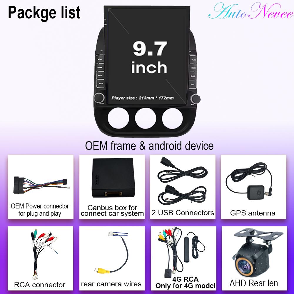 4G Car Android For Jeep Compass Patriot 2011 - 2017 Auto Radio Multimedia Player GPS Navigation Carplay QLED Screen No 2din DVD