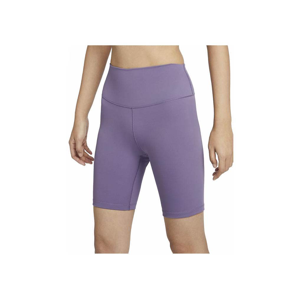Nike Quick-Dry High-Waisted Comfortable Cycling Pants Women bottoms Dawn-Deep-Purple Black FN3207509