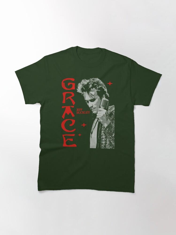 Jeff Buckley Jeff Buckley Grace Red And Black Poster Classic T-Shirt