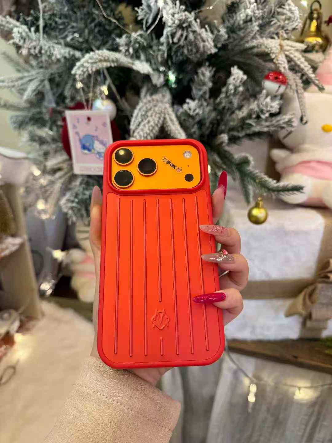 

Розкішний Бізнес 3D Чохол-Валіза для Подорожей для IPhone 17 Pro Max 16 15 14 Алюмінієвий Сплав Задня Кришка Захист від Падінь з Упаковкою в Подарунковій Коробці iPhone 16 Pro