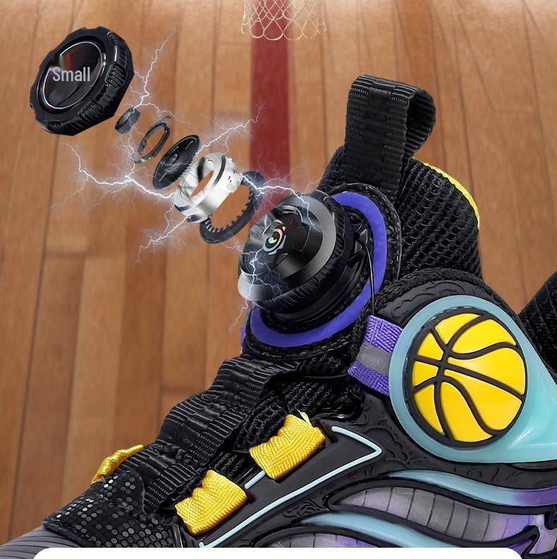 Girls' Shock-Absorbing Sports Shoes - Autumn/Winter Style - Basketball & Running Shoes for Medium to Large Children