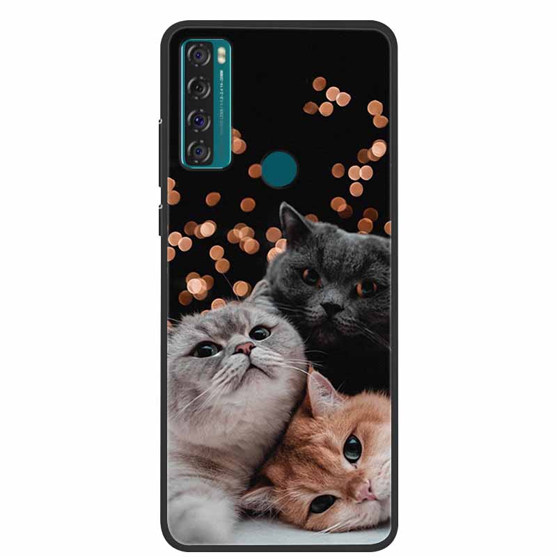 

Для TCL 20 SE чехол 205, мягкий силиконовый крутой мультяшный чехол для TCL 20B 6159K, задняя крышка для TCL 20 R 5G 20SE, модные чехлы из ТПУ TCL 20 SE