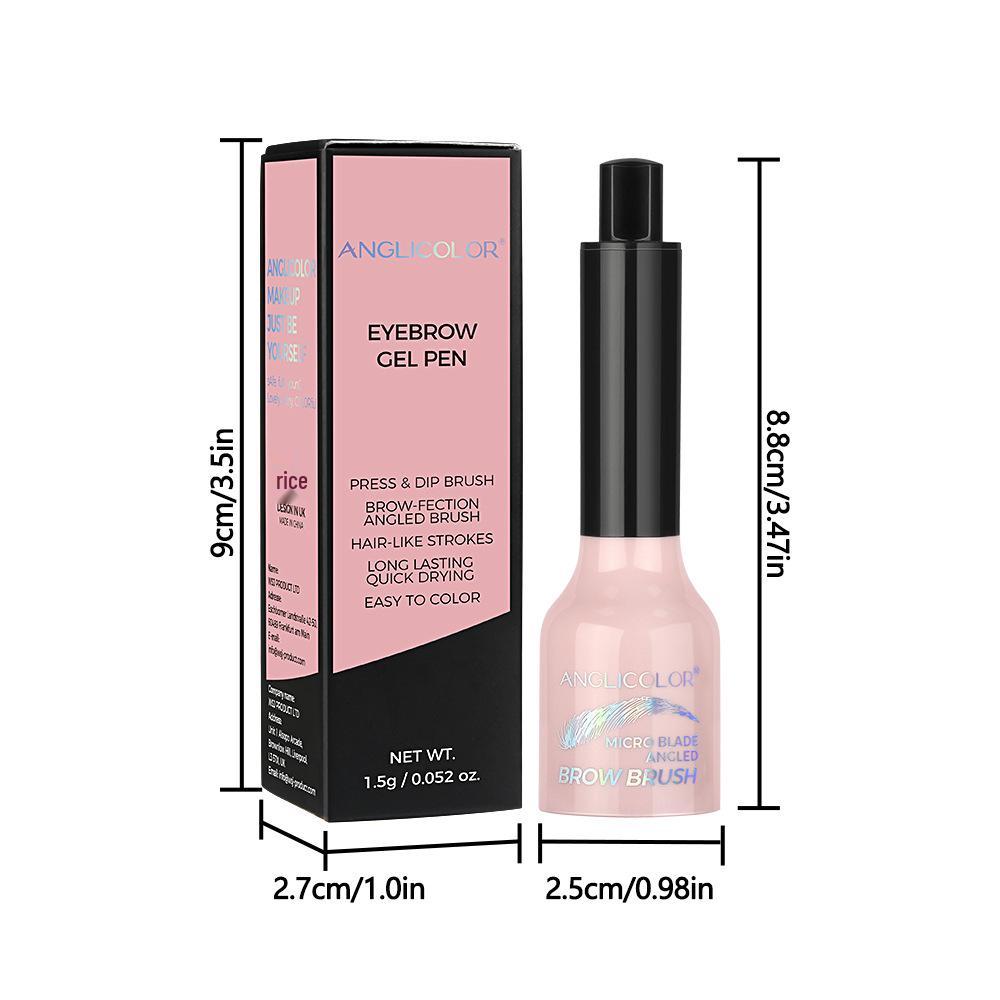 Bestselling Smudge-Proof Eyebrow Dye Cream & Multi-Use Pencil with Large Brush Head