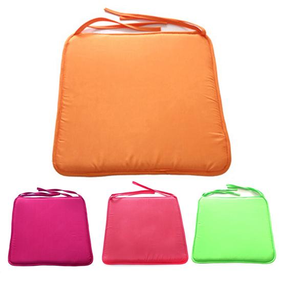 Chair Cushion Solid Color Portable Polyester Sturdy and Durable Chair Cushion for Home