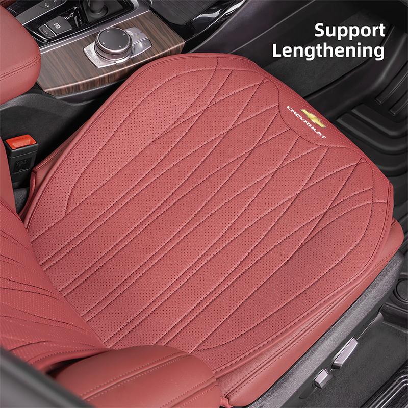 Nappa Leather Car Seat Cushion Cover Auto Sofa Cushioning For Chevrolet Corvette Montana TrailBlazer Silverado Traverse Camaro