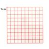 Transparent 1cm Grid Paper - 100 Squares for Math Teaching