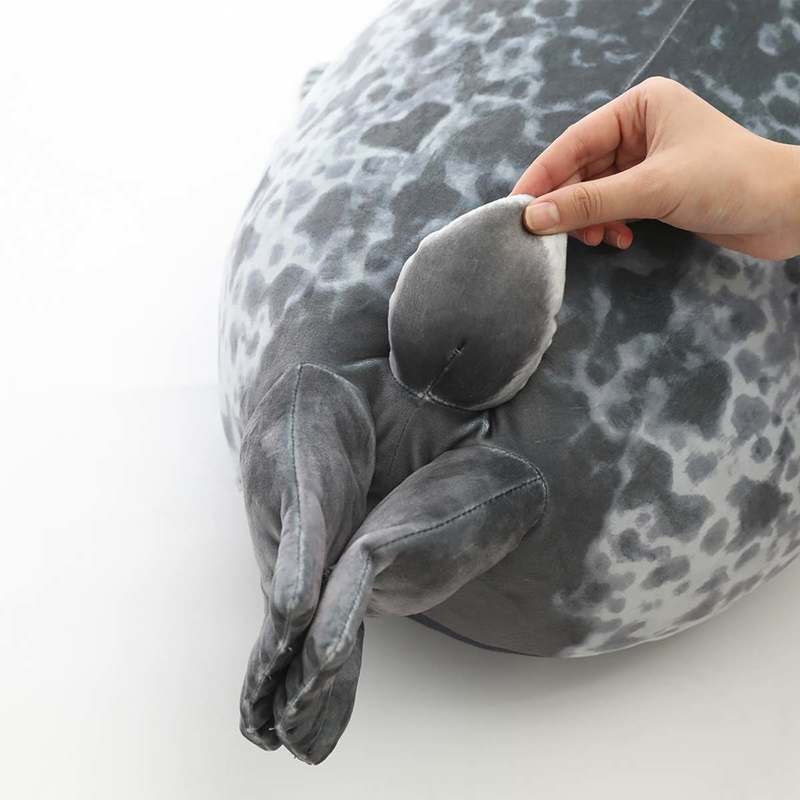 Peluche Sigillo Blob 3D Focoso Leone Marino Cuscino Morbido Cuscino da Lettino per Bambini Animale Carino Accogliente