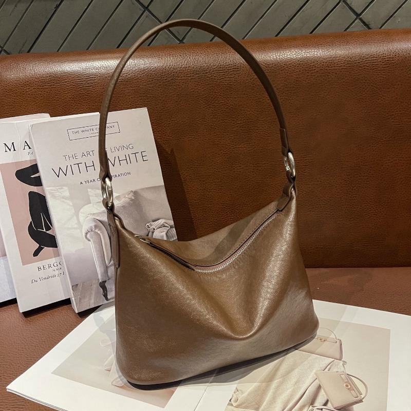 Retro Achseltasche Klassisch, Vielseitige Einzel-Schulter Crossbody-Tasche für Frühling und Sommer