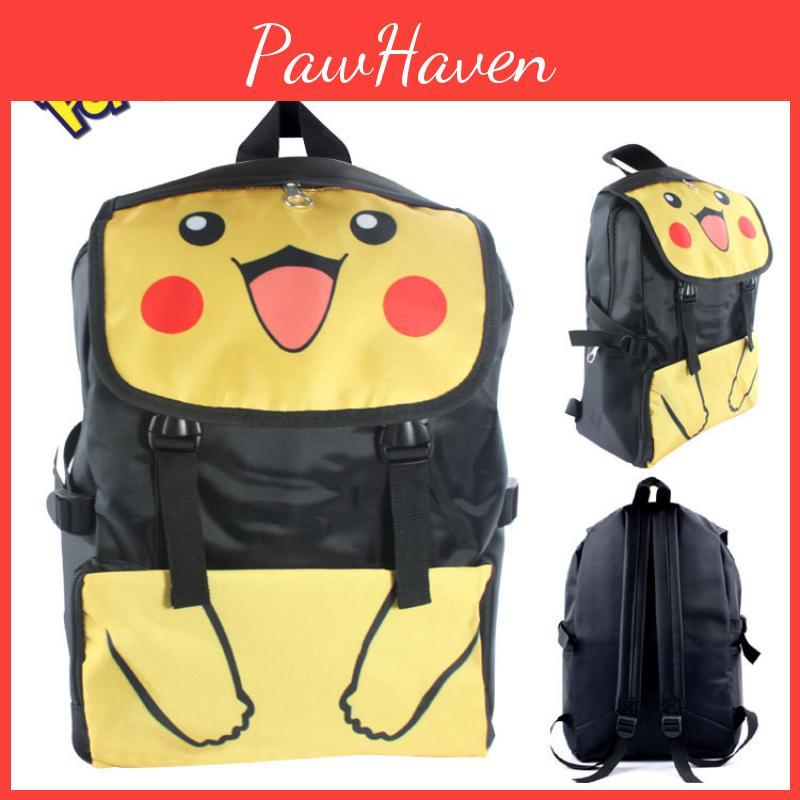 Pokmon Kids School Backpack With Oxford Fabric For Elementary Students