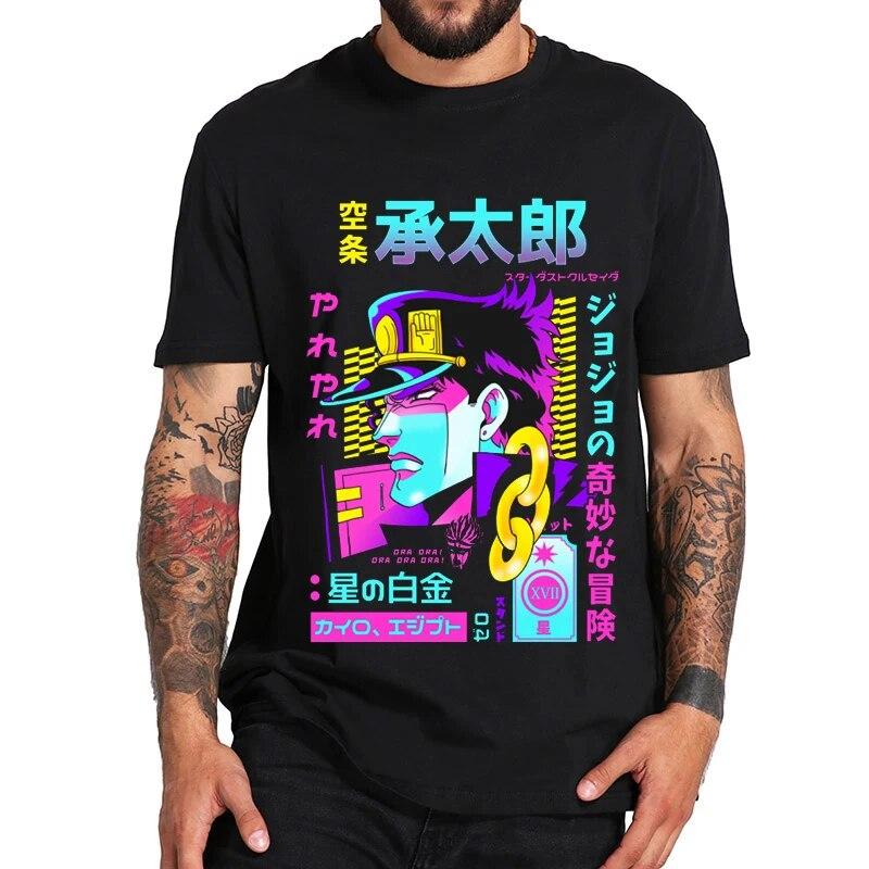 Anime Jojo Bizarre Adventure T Shirt Unisex Women Summer Cotton T-shirt Kids Hip Hop Tops Shoto Todoroki Tops Tee Children Camiseta