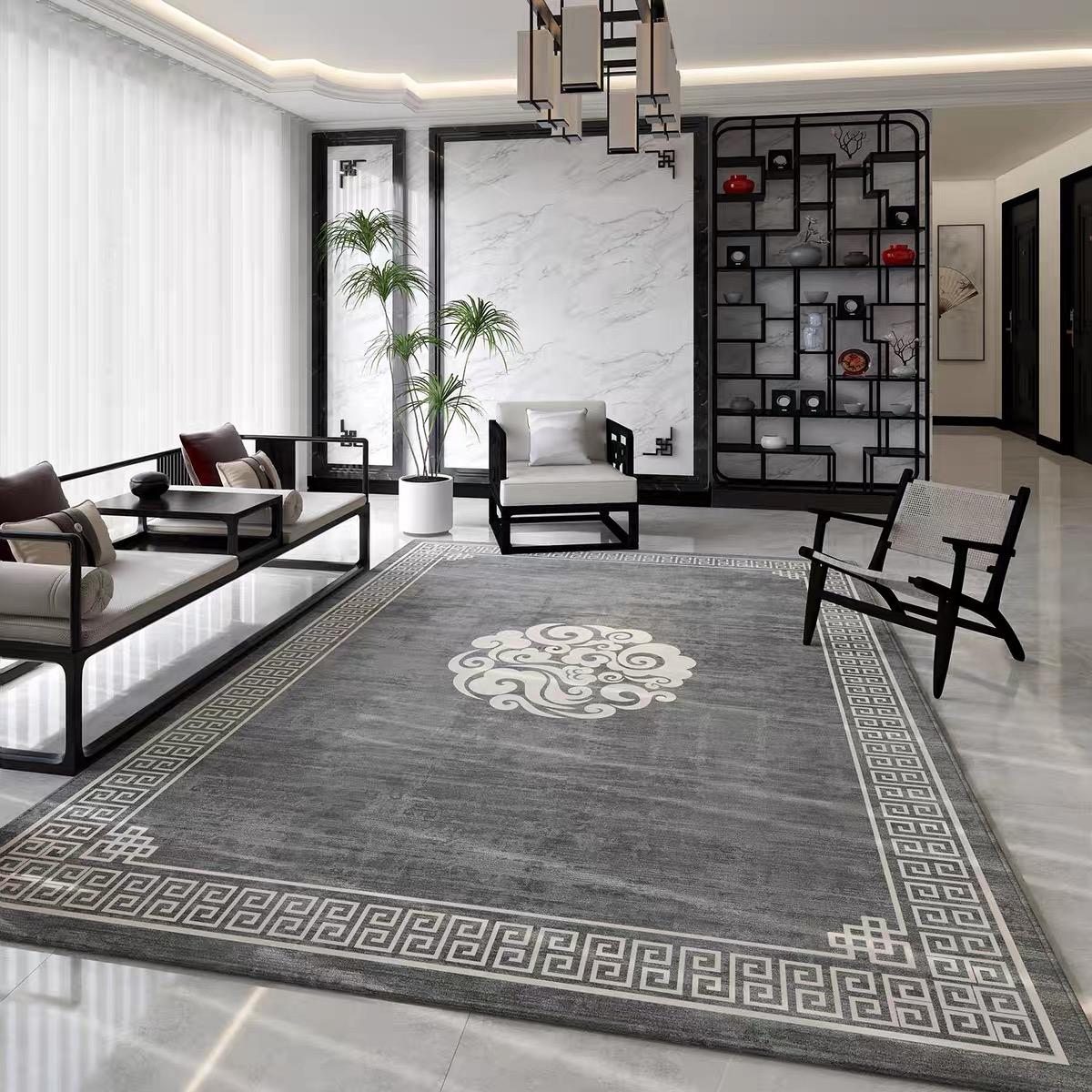 Alfombra China Nueva Para Hogar Sala de Estar Dormitorio Manta de Cama Área Grande Antideslizante Felpudo de Entrada Decoración de Sala de Estudio 1200MMx1600MM