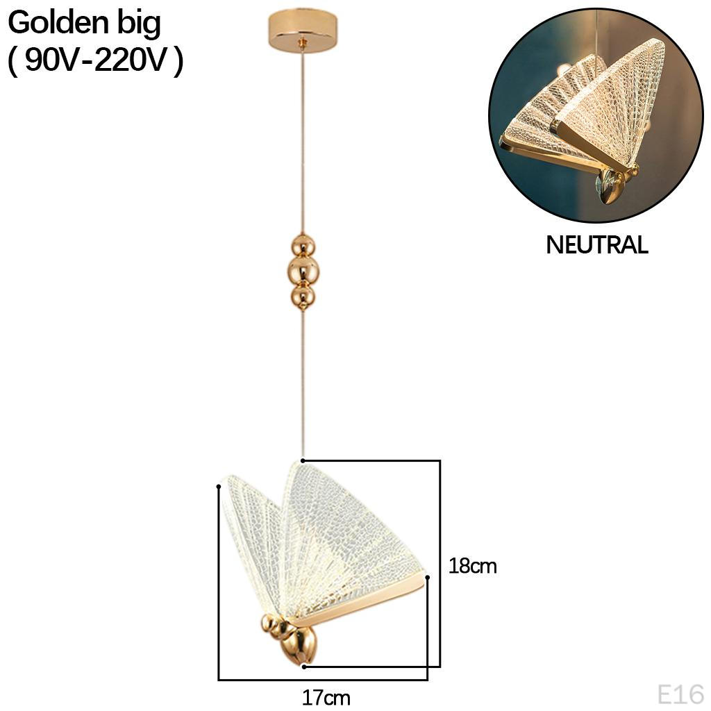 Butterfly LED Pendant Light, Hanging Chandelier Kitchen Ceiling Lamps for Bar Teahouse Bedroom