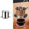 Stainless Steel Coffee Filter Durable Reusable Pouring Over Drip Cup For Home Office Travel Vietnamese Coffee Dripper