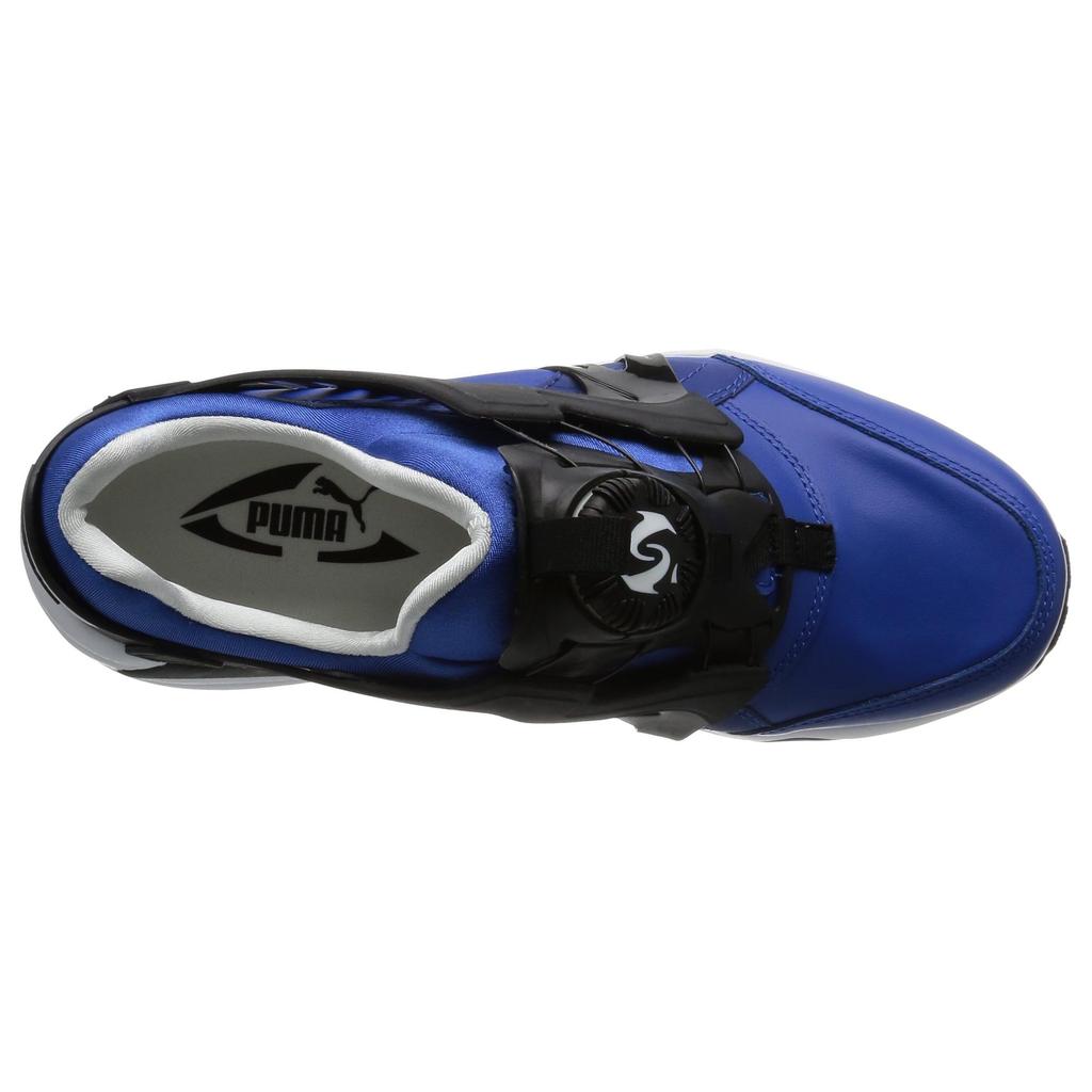 Puma Disc Blaze Leather Comfortable Versatile Shock Absorbing Mid-Top Lifestyle Casual Shoes Men Casual Shoes Blue White 361979-03