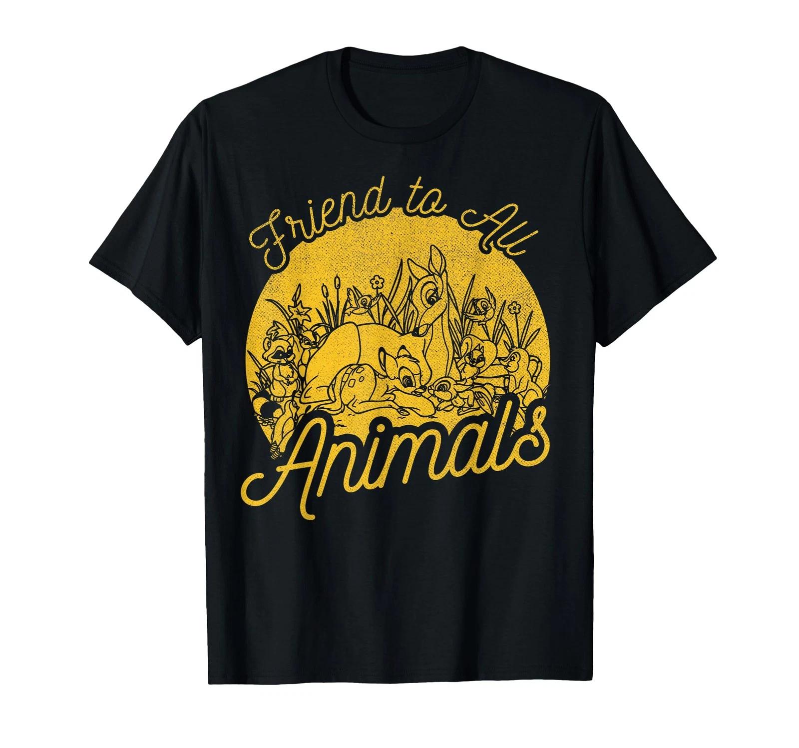 Disney Bambi Friends To All Animals T-Shirt_ 2XL