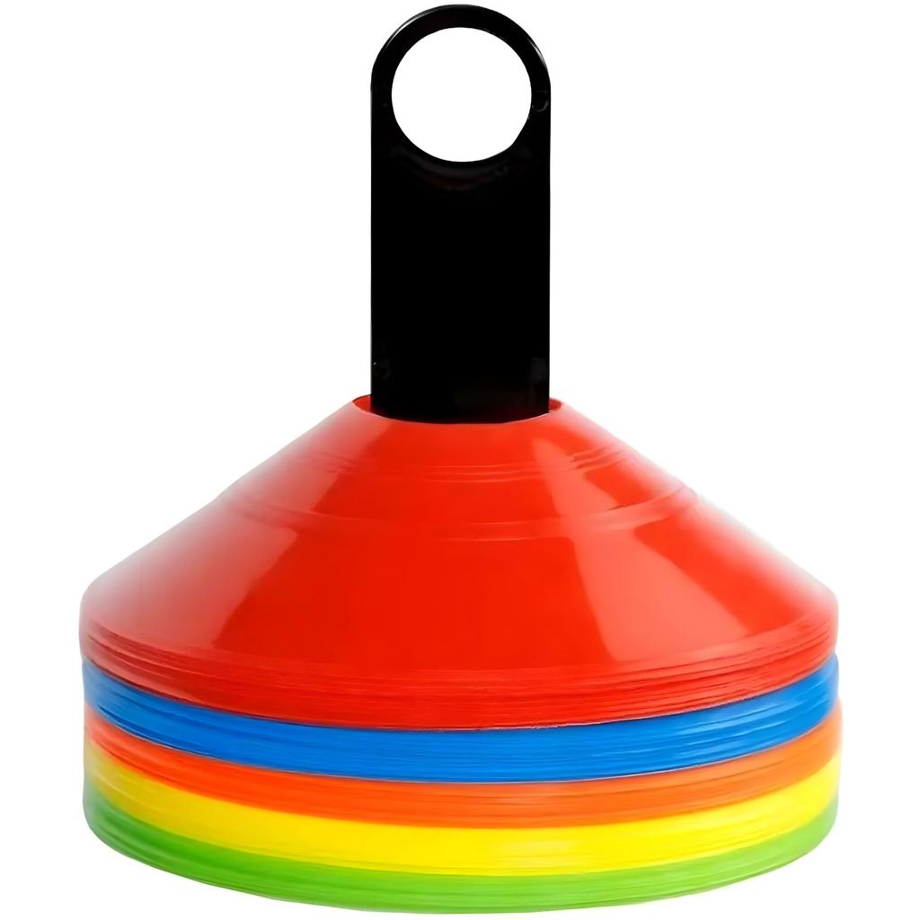 Set of 50 Flexible Mushroom Soccer Training Cones