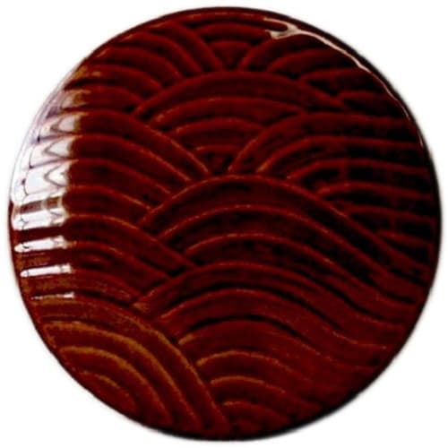 

Awasaka Lidded Food - Amber Lid Only, Approx. 11cm Diameter x 1.5cm Height, Microwave and Dishwasher Safe, Made in Japan, FT-584