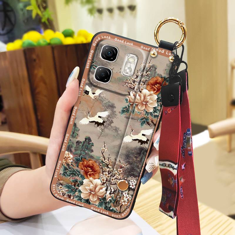 Silicone Shockproof Phone Case For infinix Hot50i/Smart9/X6531/X6532 Anti-knock Phone Holder For Mom Durable Fashion