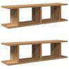 VidaXL Wall Shelves 2 Pcs Artisan Oak 75x18x20 Cm, Floating Shelf, Laundry Shelf, CD Shelf, Shelf 856599