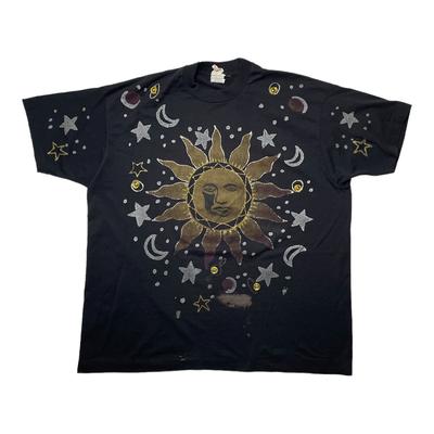 Vintage 90S Perfect Faded Sun Single Stitch Unisex T-Shirt