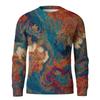 Herren Rundhals Langarm Rippstrick Pullover