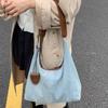 Korean Style Denim Tote Bag Harajuku Commuting Underarm Bag Leisure Canvas Shoulder Bag  Women