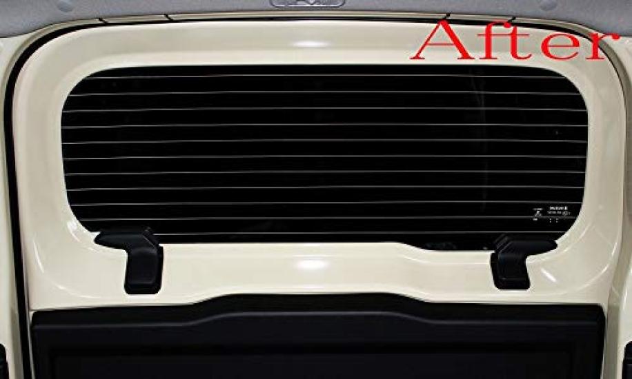 K-PRODUCTS Rear Defogger Cover for Suzuki Jimny JB64 / Sierra JB74 / Nomad JC74W (ABS, Matte Black, Left & Right Set)