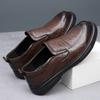 Men's leather shoes one-pedal men's shoes spring new soft-soled formal wear business breathable leather foot cover casual shoes men