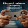 Hybrid Silicone Frame Aluminum Metal Phone Case For 17 16 15 14 13 12 11 Pro Max Better Heat Bumper
