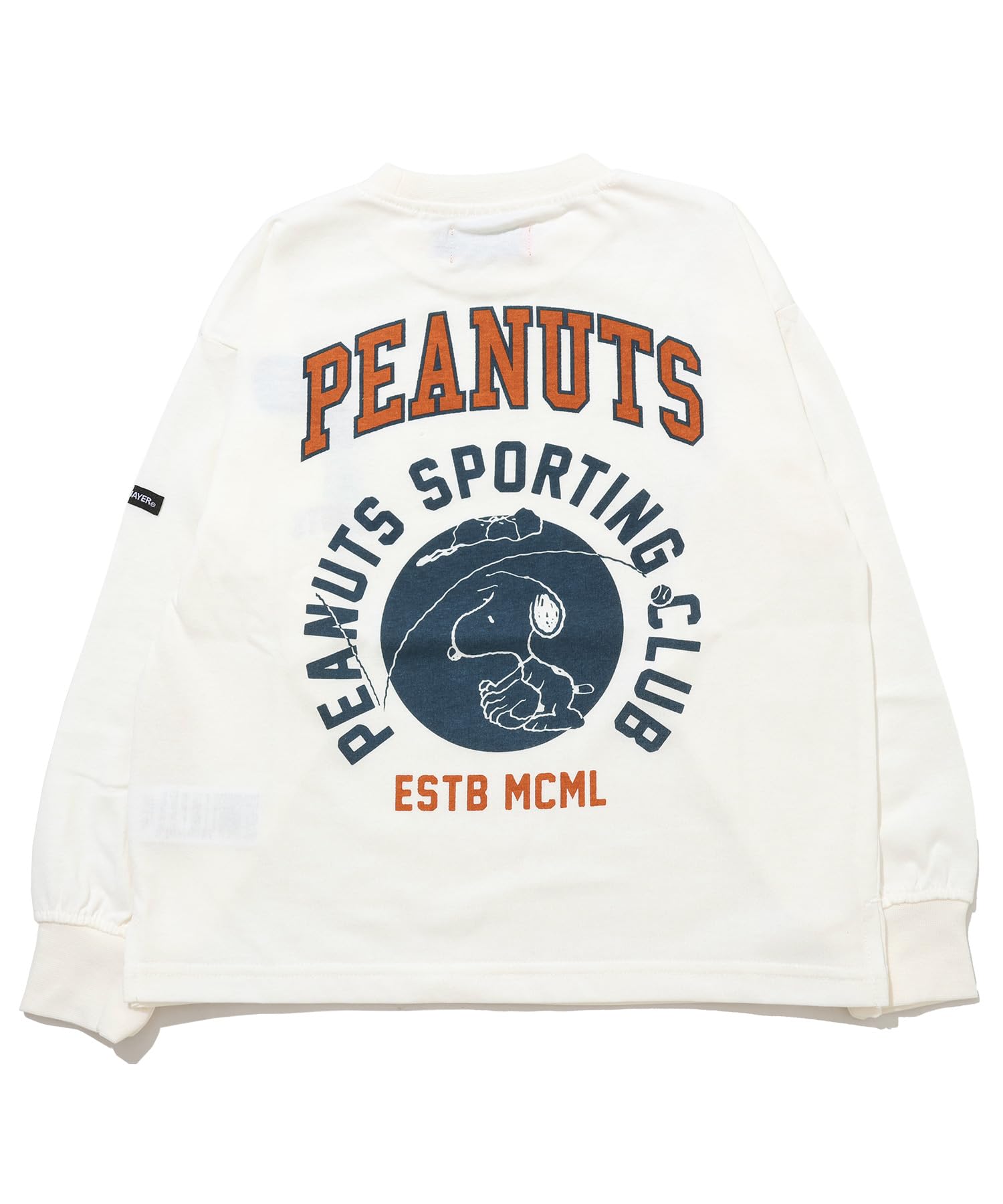 

Long Sleeve Snoopy Kids Junior 160 [Cliff Meyer] T-shirt Off-White