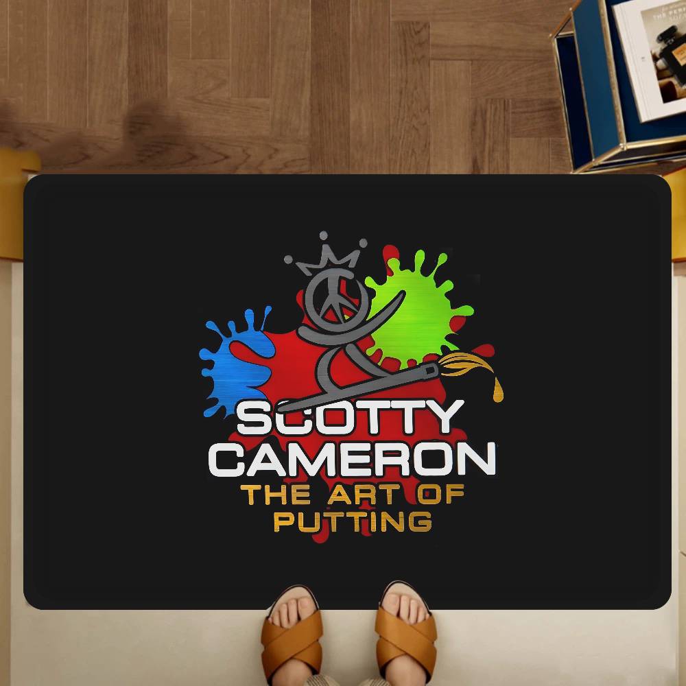 S-Scotty Logo C-Cameron Floor Mat Rectangle Anti-slip Home Soft Badmat Front Door Indoor Outdoor Mat Hotel Decor Mat