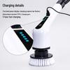 Retractable 9-in-1 Wireless Electric Cleaning Brush for Home, Toilet, and Kitchen