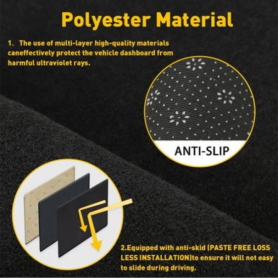 Dash Cover Mat For Dodge Ram 1500 2500 3500 2002 2003 2004 2005 Dashboard Carpet