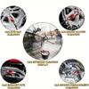 Flexible Car Wheel Cleaning Brush - Bendable, Soft Fleece Material, Ideal for Easy Rim, Tire, Exhaust Pipe, and Engine Bay Reach, Wheel Cleaning Brush