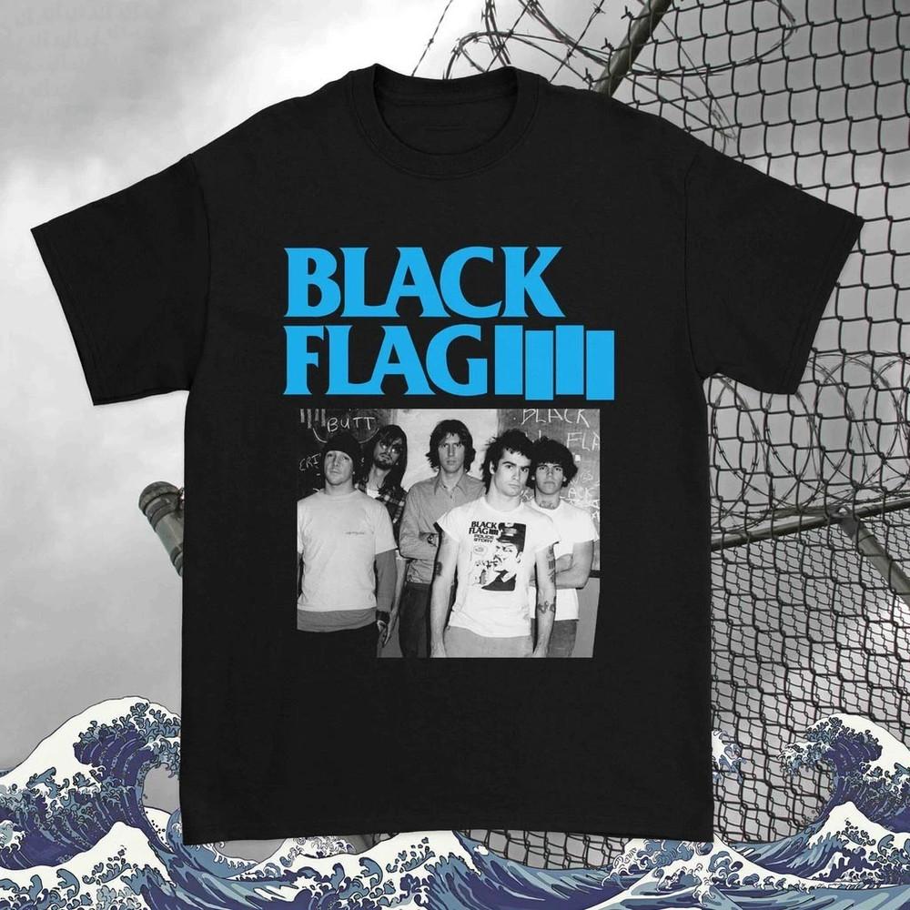Black Flag Tour For Fans  Cotton Shipped From USA T Shirt Full Size S-5XL Unisex T-Shirt S
